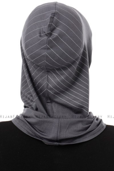 Babe Cross - Mörkgrå One-Piece Al Amira Hijab