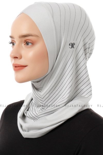 Babe Cross - Ljusgrå One-Piece Al Amira Hijab