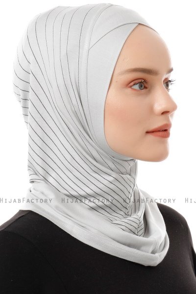 Babe Cross - Ljusgrå One-Piece Al Amira Hijab