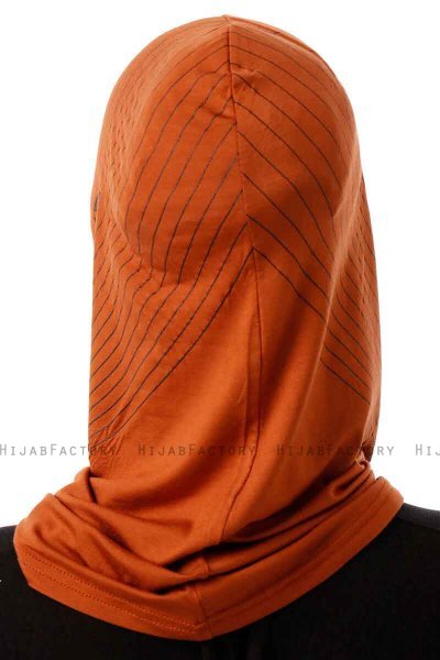 Babe Cross - Tegelröd One-Piece Al Amira Hijab