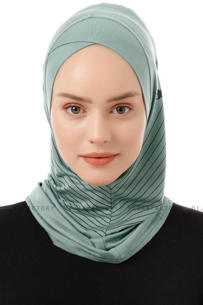Babe Cross - Grön One-Piece Al Amira Hijab
