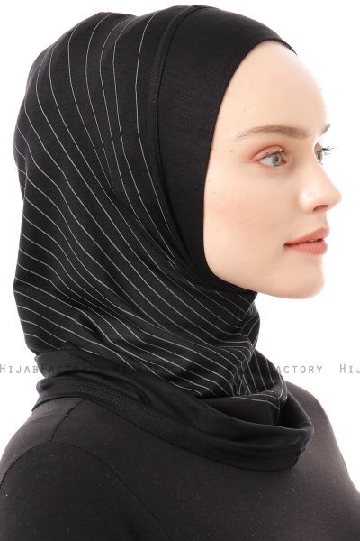 Babe Plain - Svart & Ljusgrå One-Piece Al Amira Hijab