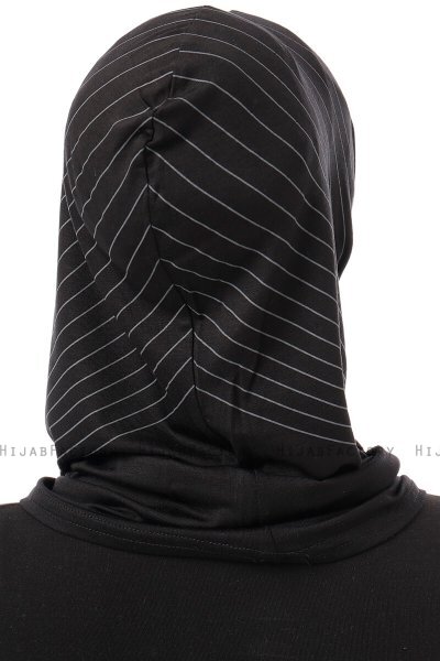 Babe Plain - Svart & Ljusgrå One-Piece Al Amira Hijab