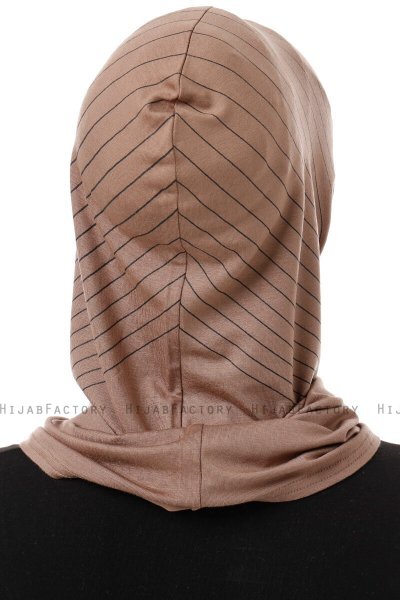Babe Plain - Mörk Taupe One-Piece Al Amira Hijab