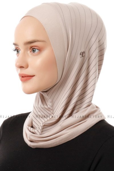 Babe Plain - Ljus Taupe One-Piece Al Amira Hijab