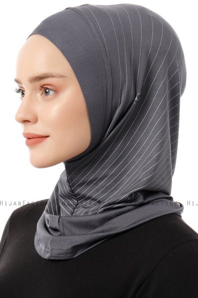 Babe Plain - Mörkgrå One-Piece Al Amira Hijab