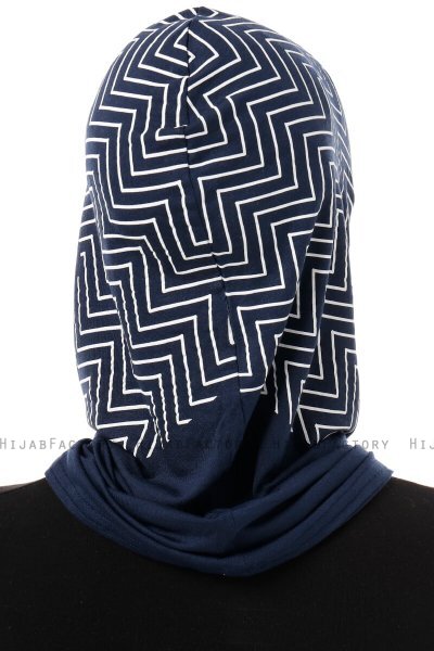 Silva Cross - Marinblå One-Piece Al Amira Hijab