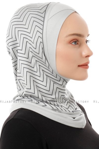 Silva Cross - Ljusgrå One-Piece Al Amira Hijab