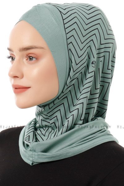 Silva Cross - Grön One-Piece Al Amira Hijab