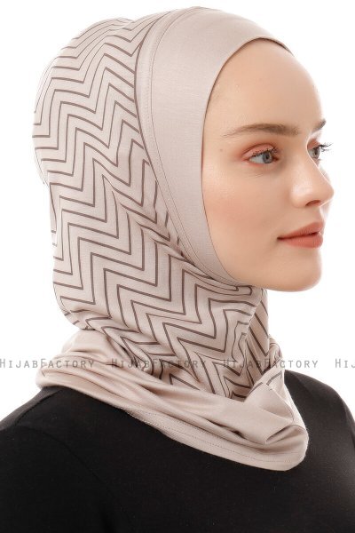 Silva Plain - Ljus Taupe One-Piece Al Amira Hijab