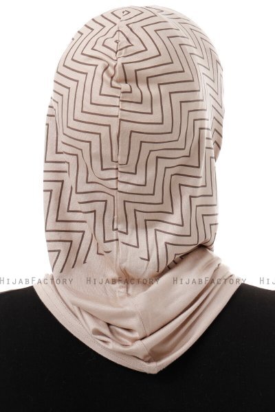 Silva Plain - Ljus Taupe One-Piece Al Amira Hijab