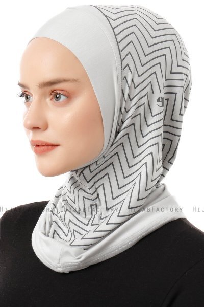 Silva Plain - Ljusgrå One-Piece Al Amira Hijab