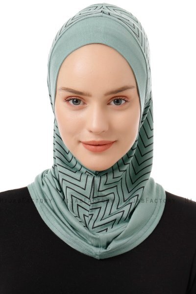 Silva Plain - Grön One-Piece Al Amira Hijab