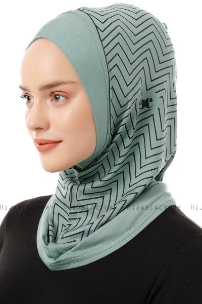Silva Plain - Grön One-Piece Al Amira Hijab