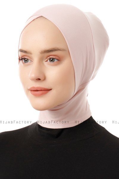 Elnara - Gammelrosa Cross Hijab Underslöja