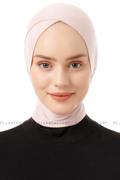 Elnara - Gammelrosa Cross Hijab Underslöja