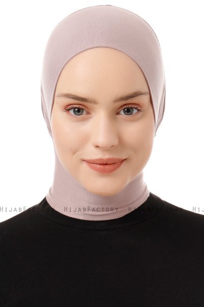 Elnara - Stengrå Plain Hijab Underslöja