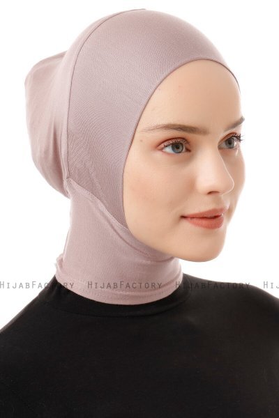 Elnara - Stengrå Plain Hijab Underslöja