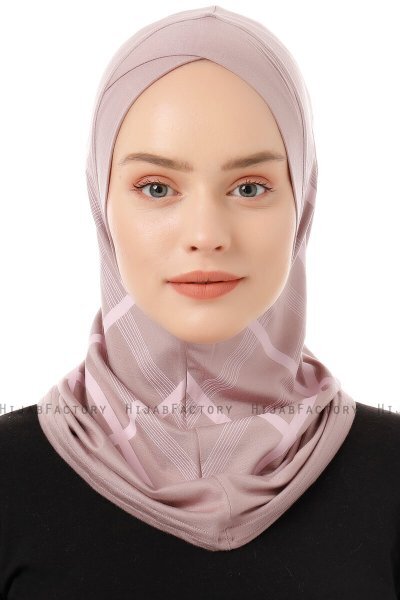 Ekose Cross - Stengrå One-Piece Al Amira Hijab
