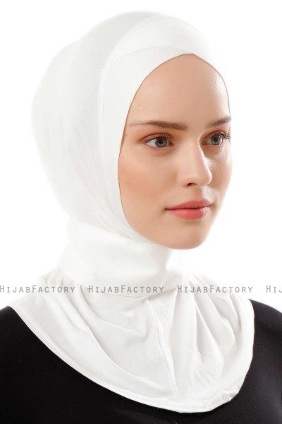 Ceren - Creme Praktisk Viskos Hijab