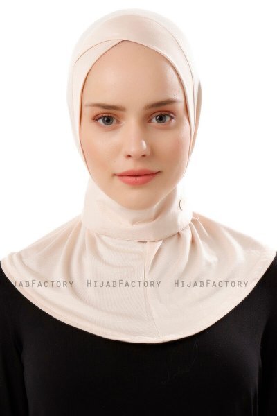 Ceren - Beige Praktisk Viskos Hijab