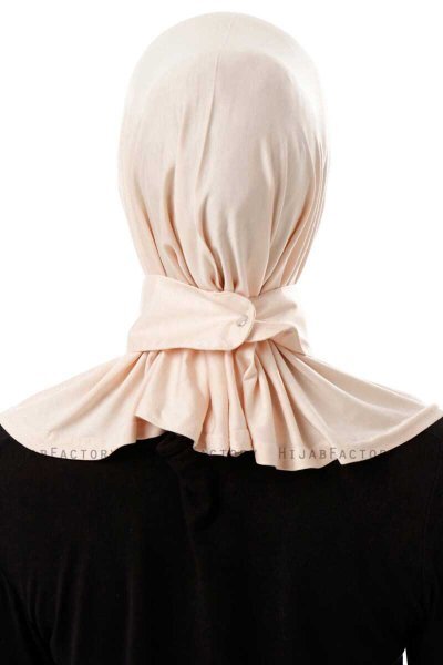 Ceren - Beige Praktisk Viskos Hijab