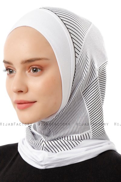 Wind Plain - Vit One-Piece Al Amira Hijab