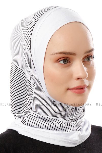 Wind Plain - Vit One-Piece Al Amira Hijab