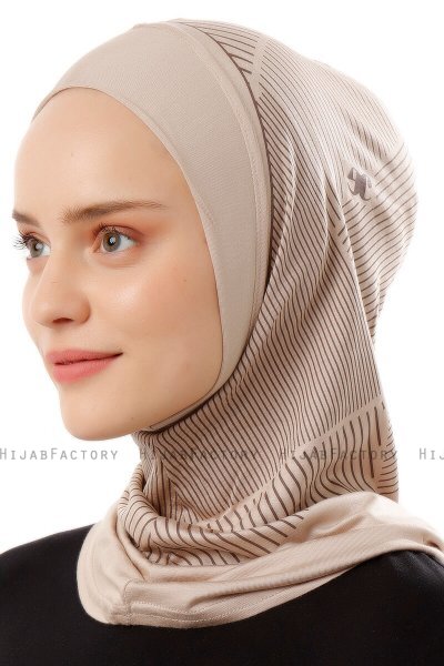 Wind Plain - Ljus Taupe One-Piece Al Amira Hijab