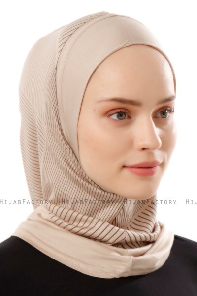 Wind Plain - Ljus Taupe One-Piece Al Amira Hijab