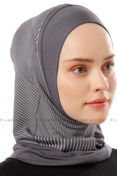 Wind Plain - Mörkgrå One-Piece Al Amira Hijab
