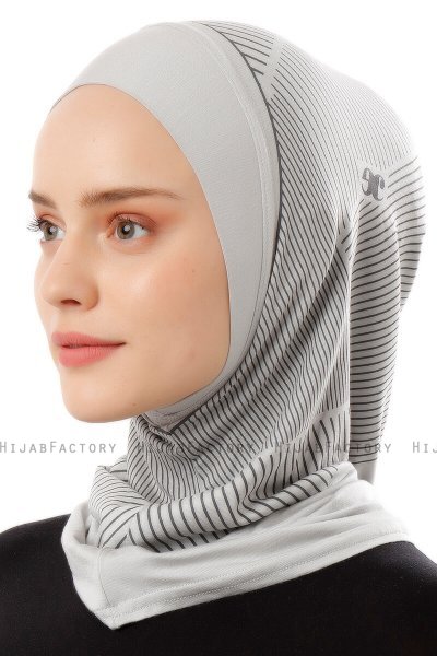 Wind Plain - Ljusgrå One-Piece Al Amira Hijab