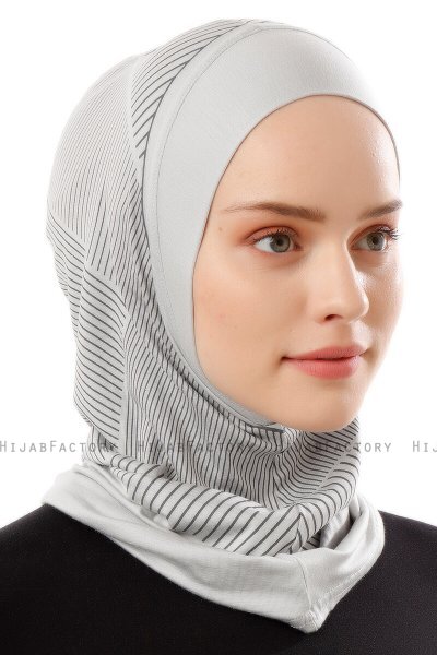 Wind Plain - Ljusgrå One-Piece Al Amira Hijab