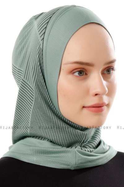 Wind Plain - Grön One-Piece Al Amira Hijab