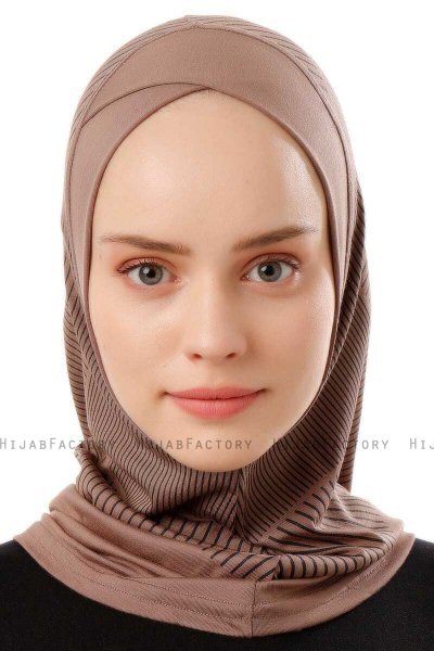 Wind Cross - Mörk Taupe One-Piece Al Amira Hijab