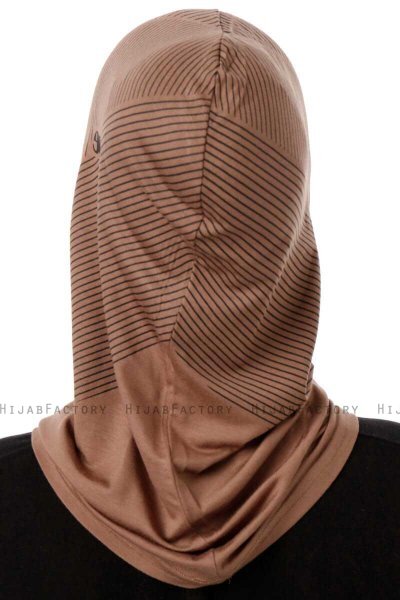 Wind Cross - Mörk Taupe One-Piece Al Amira Hijab