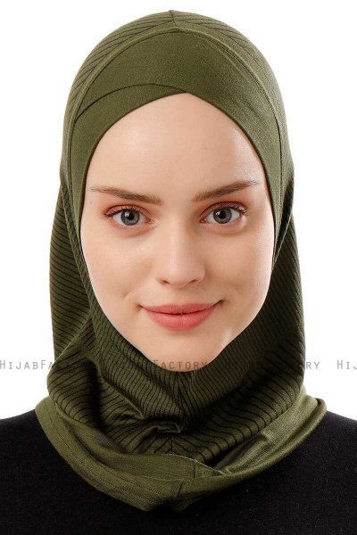 Wind Cross - Khaki One-Piece Al Amira Hijab