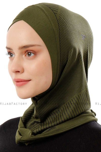 Wind Cross - Khaki One-Piece Al Amira Hijab