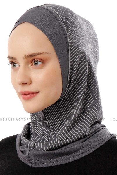 Wind Cross - Mörkgrå One-Piece Al Amira Hijab