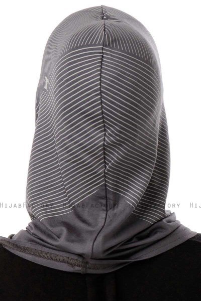 Wind Cross - Mörkgrå One-Piece Al Amira Hijab