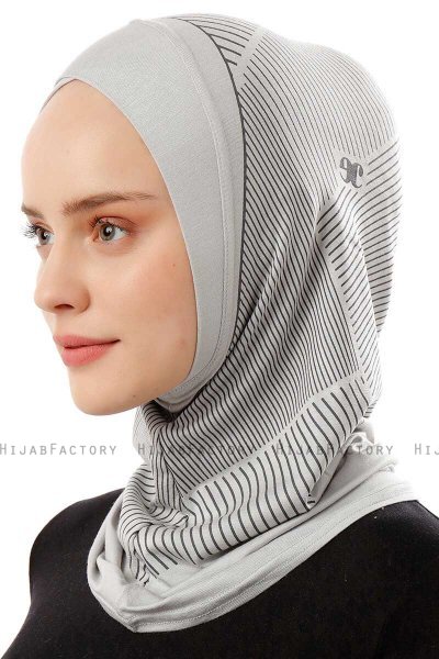 Wind Cross - Ljusgrå One-Piece Al Amira Hijab