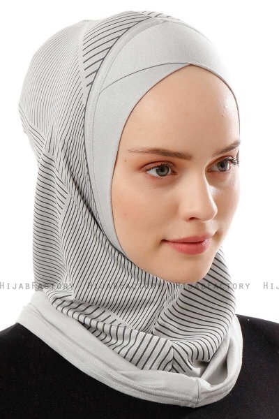 Wind Cross - Ljusgrå One-Piece Al Amira Hijab
