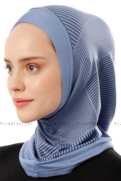 Wind Cross - Indigo One-Piece Al Amira Hijab