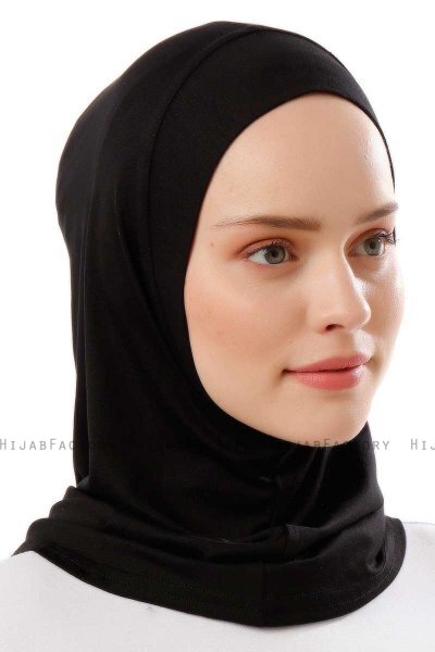 Logo Plain - Svart & Ljusgrå One-Piece Al Amira Hijab