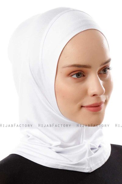 Logo Plain - Vit One-Piece Al Amira Hijab