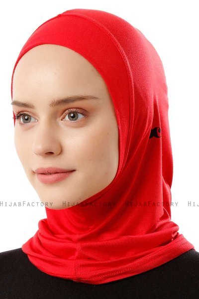 Logo Plain - Röd One-Piece Al Amira Hijab