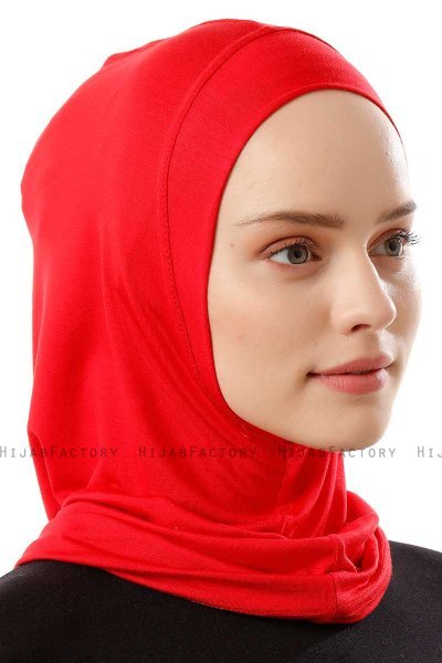Logo Plain - Röd One-Piece Al Amira Hijab