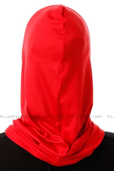 Logo Plain - Röd One-Piece Al Amira Hijab
