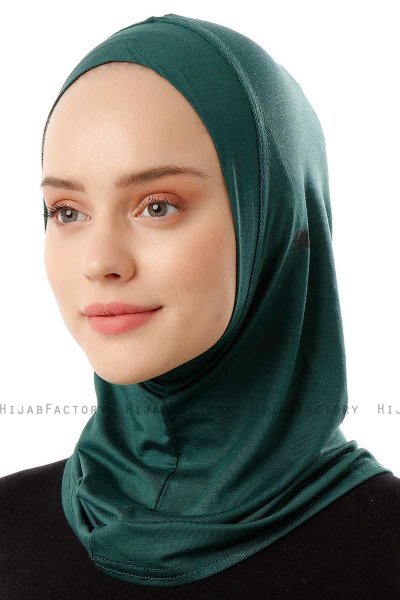 Logo Plain - Mörkgrön One-Piece Al Amira Hijab
