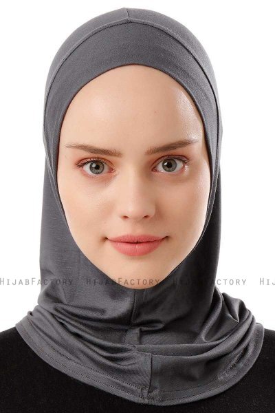Logo Plain - Mörkgrå One-Piece Al Amira Hijab